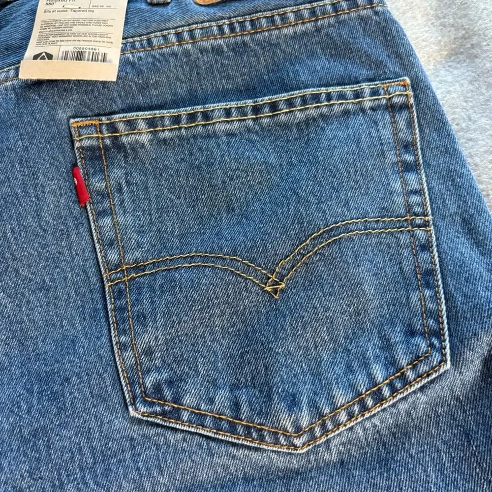 Levi’s 550 Relaxed Fit Jeans Men’s 38x34 Medium Wash Straight Leg Denim